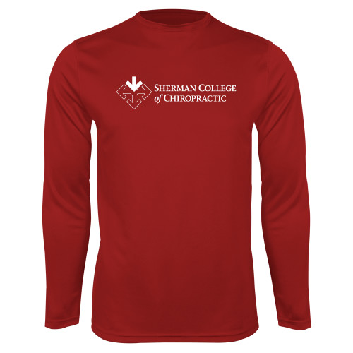 Cardinal Performance Long Sleeve Shirt-College Logo