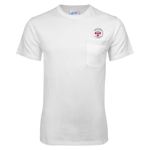 White T-Shirt w/Pocket-Seal