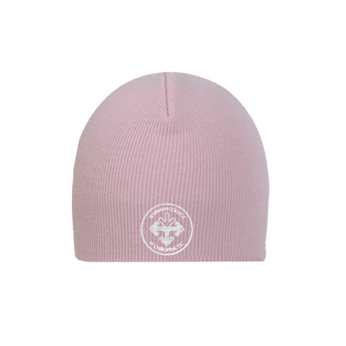 Pink Knit Beanie-Seal