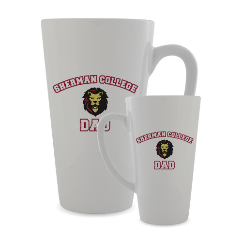 Full Color Latte Mug 17oz-Dad with Lion