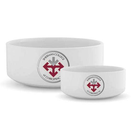 Ceramic Dog Bowl-Seal