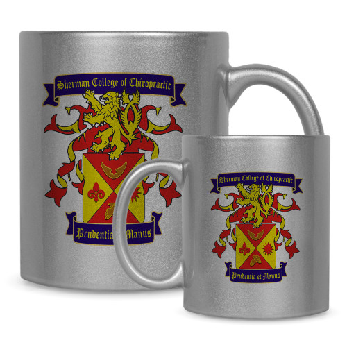 Full Color Silver Metallic Mug 11oz-Presidents Crest