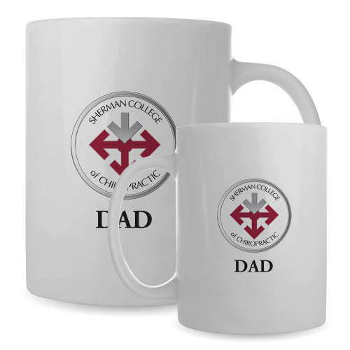 Dad Full Color White Mug 15oz-Dad with Seal