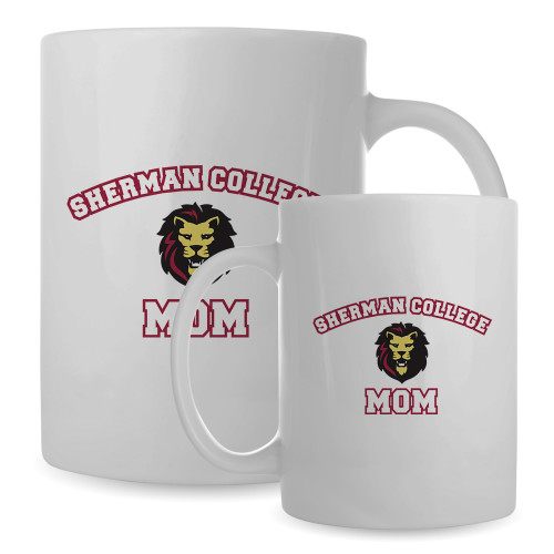 Mom Full Color White Mug 15oz-Mom with Lion