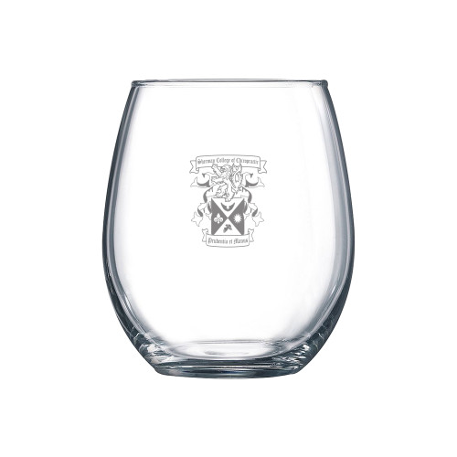 Libbey Stemless Glass 17oz-Presidents Crest Engraved