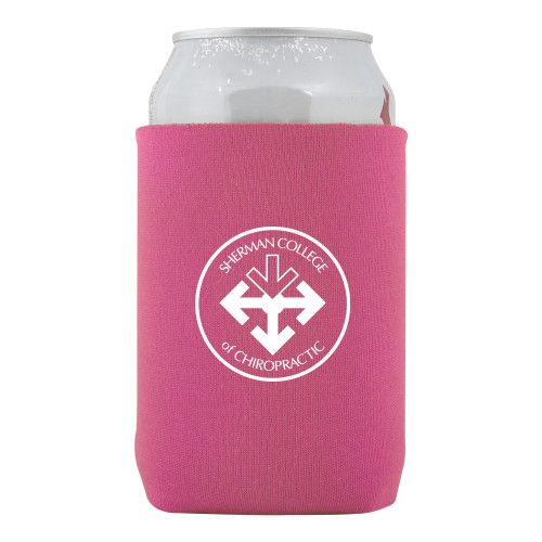 Neoprene Hot Pink Can Holder-Seal