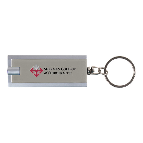 Turbo Silver Flashlight Key Holder-College Logo