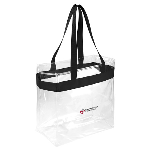 Game Day Clear Stadium Tote-College Logo