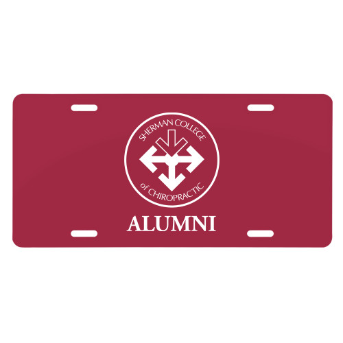 License Plate-Alumni with Seal