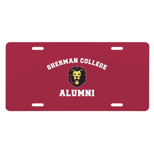 License Plate-Alumni with Lion