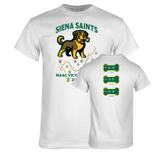 White T Shirt - Siena Saints Victory Trail