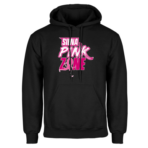 Siena Black Fleece Hoodie - Siena Pink Zone