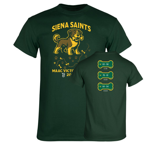  Dark Green T Shirt - Siena Saints Victory Trail