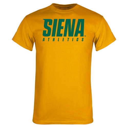 Siena Gold T Shirt - Siena Athletics