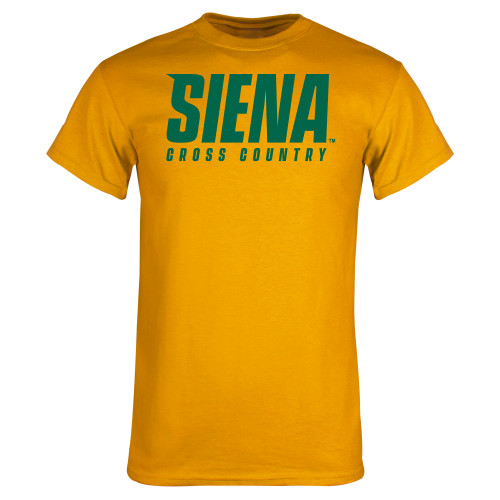 Siena Gold T Shirt - Siena Cross Country