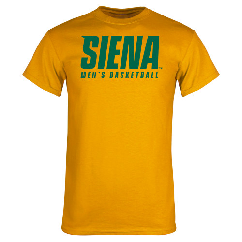 Siena Gold T Shirt - Siena Mens Basketball