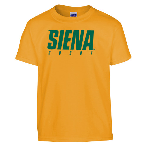 Siena Youth Gold T Shirt - Siena Rugby
