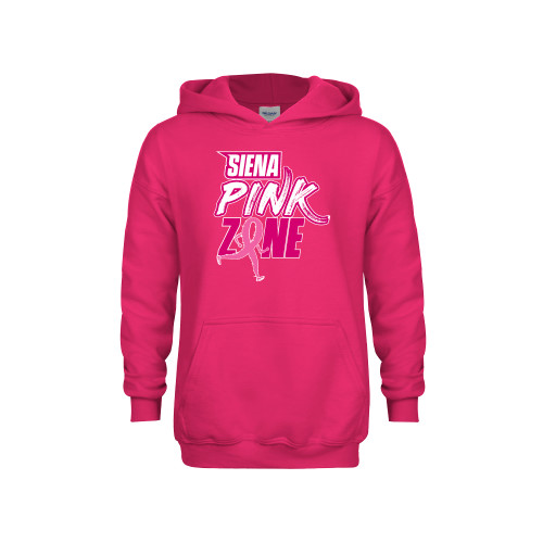 Siena Youth Hot Pink Fleece Hoodie - Siena Pink Zone