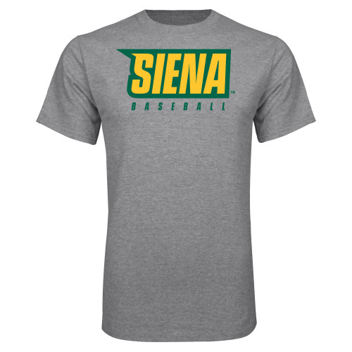 Siena Grey T Shirt - Siena Baseball