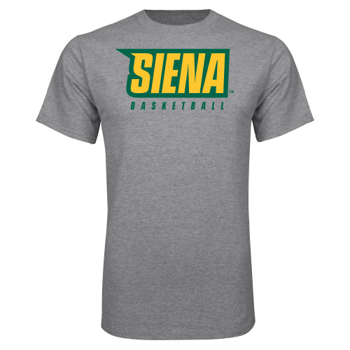 Siena Grey T Shirt - Siena Basketball