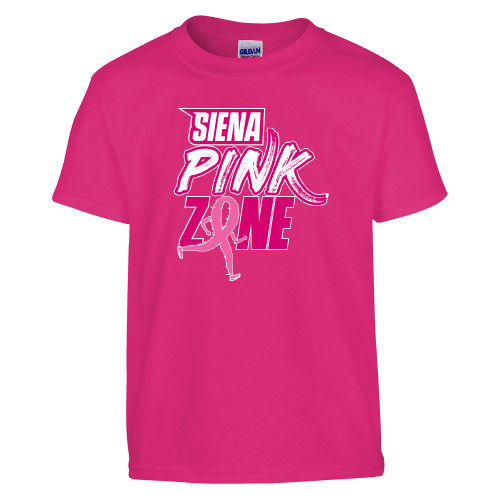 Siena Youth Hot Pink T Shirt - Siena Pink Zone