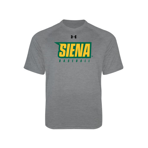 Under Armour Youth Grey Tech Tee - Siena Baseball