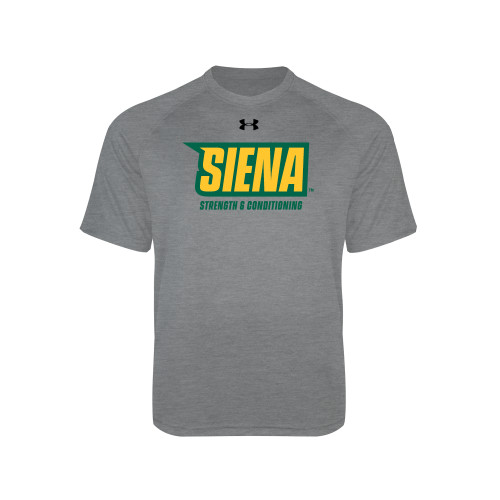  Under Armour Youth Grey Tech Tee - Siena Strength and Conditioning