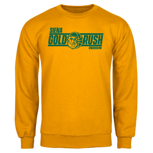 Siena Gold Fleece Crew - Siena Gold Rush Horizontal