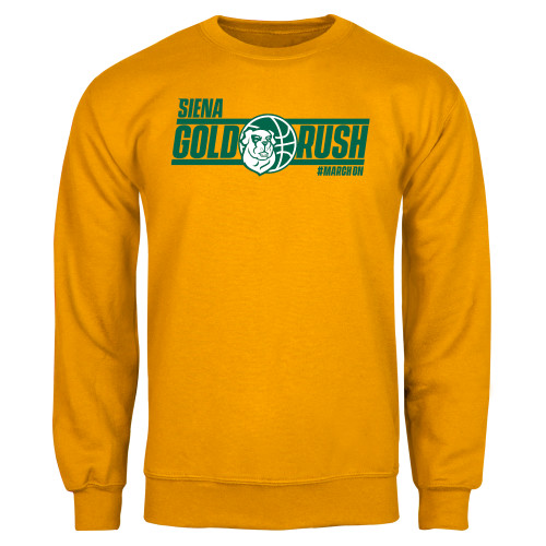 Siena Gold Fleece Crew - Siena Gold Rush Horizontal