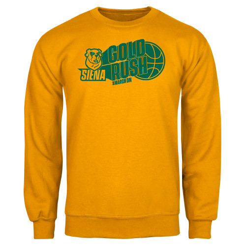 Siena Gold Fleece Crew - Siena Gold Rush Vertical