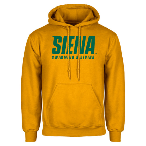 Siena Gold Fleece Hoodie - Siena Swimming and Diving