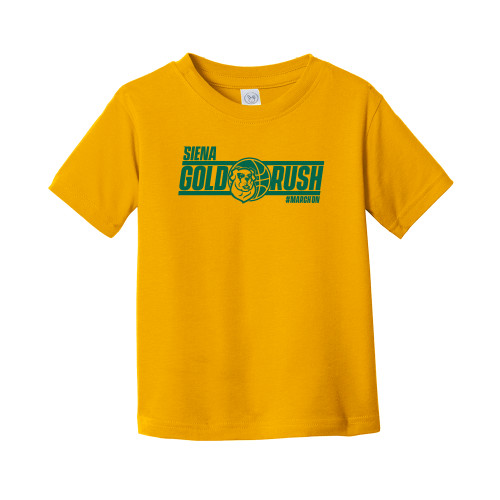 Siena Toddler Gold T Shirt - Siena Gold Rush Horizontal