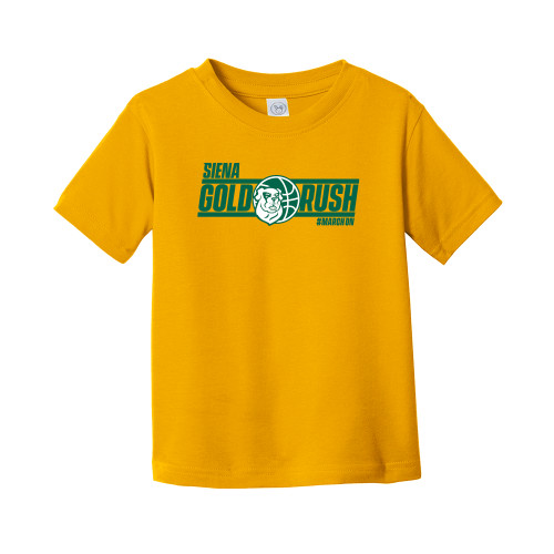 Siena Toddler Gold T Shirt - Siena Gold Rush Horizontal