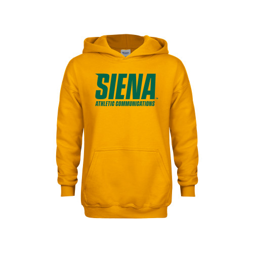 Siena Youth Gold Fleece Hoodie - Siena Athletic Communications