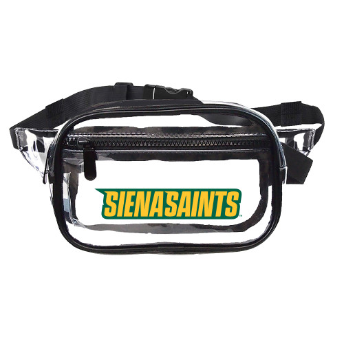 Siena Clear Fanny Pack - Siena Saints Wordmark Flat