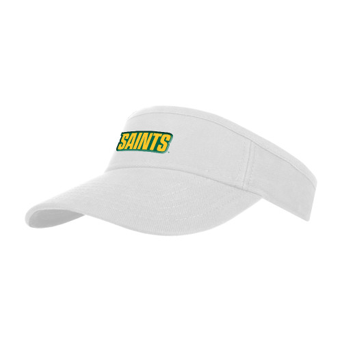 White Visor - Saints Wordmark