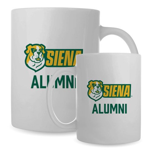 Siena Full Color White Mug 15oz - Siena Alumni