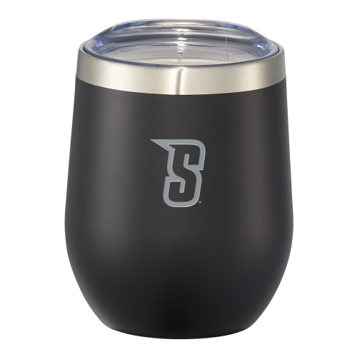 Siena Corzo Vacuum Insulated Black Cup 12oz - Siena Initial Mark Engraved