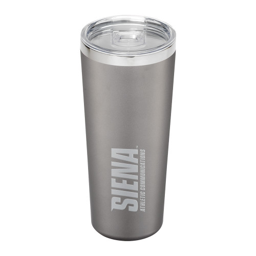 Siena Thor Vacuum Insulated Grey Tumbler 22oz - Siena Athletic Communications Engraved