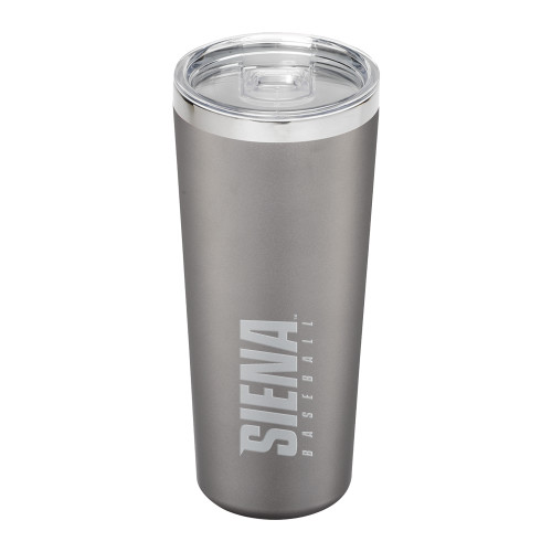 Siena Thor Vacuum Insulated Grey Tumbler 22oz - Siena Baseball Engraved