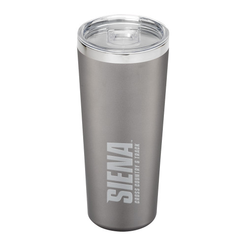 Siena Thor Vacuum Insulated Grey Tumbler 22oz - Siena Cross Country and Track Engraved