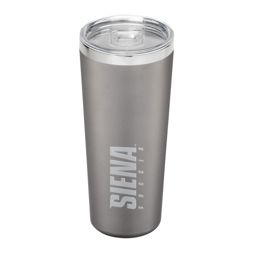 Siena Thor Vacuum Insulated Grey Tumbler 22oz - Siena Soccer Engraved