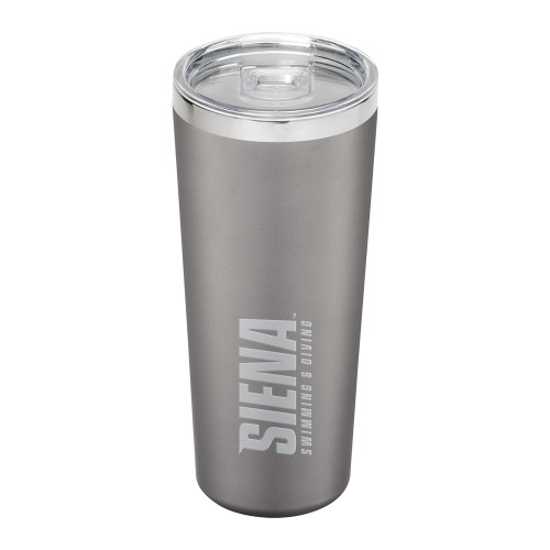 Siena Thor Vacuum Insulated Grey Tumbler 22oz - Siena Swimming and Diving Engraved
