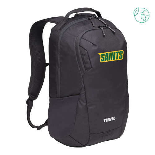 Siena Thule Black Recycled Lumion 15 in. Computer Backpack - Saints Wordmark