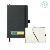 Thumbnail image for Siena 5.5 x 8.5 Black FSC Mix Recycled Leather Bound Journal