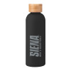 Thumbnail image for  Blair Black Stainless Steel Bottle w/ Bamboo Lid 17 oz