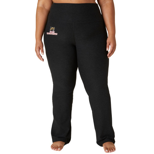  Beyond Yoga PLUS Spacedye High Waisted Practice Pant Darkest Night - SIUE Cougars Cougar Head Stacked