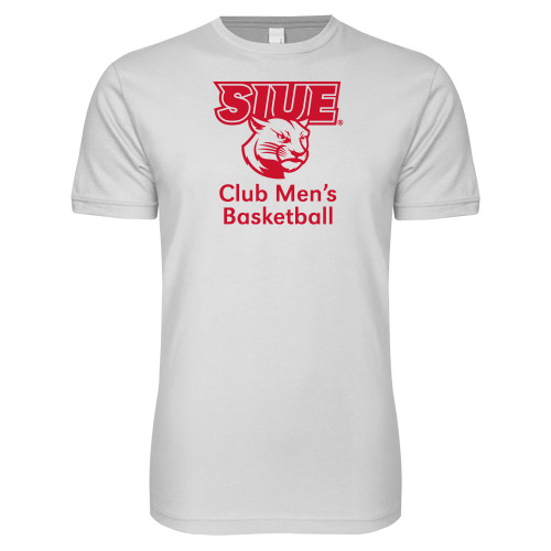  Next Level White SoftStyle T Shirt - SIUE Mens Basketball