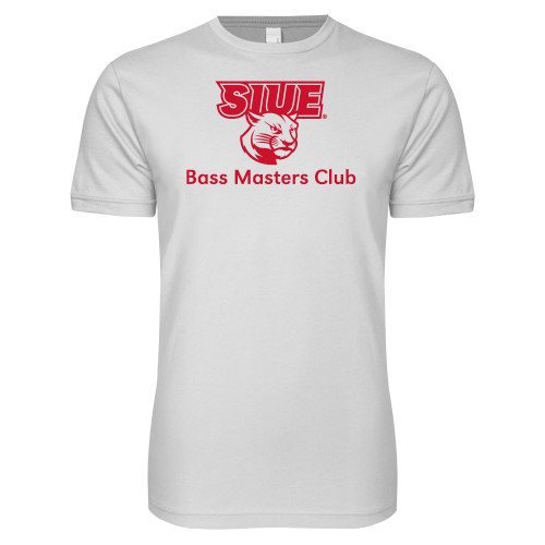  Next Level White SoftStyle T Shirt - SIUE Bass Master Club