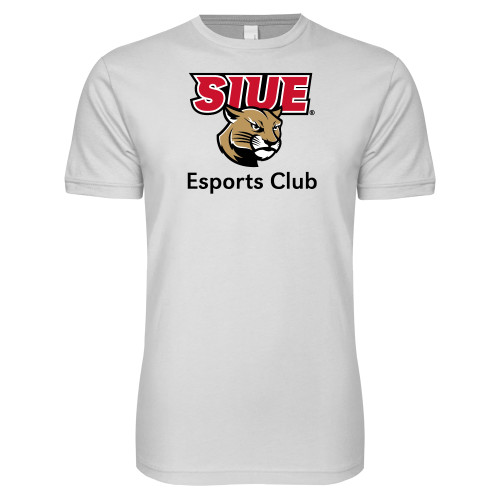  Next Level White SoftStyle T Shirt - SIUE ESports Club